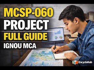 MCSP-060 Project Full Guide | IGNOU MCA Project & Synopsis | Step-by-Step