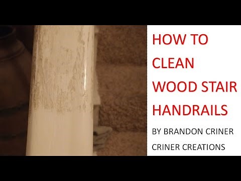 How to Clean Wood Stair Handrails