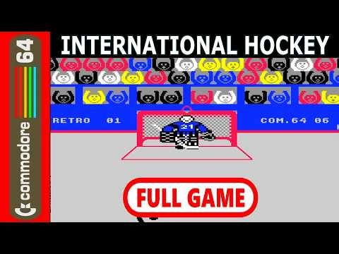 🔴International Hockey – Legendary Hockey Game on Commodore 64 | Retro C64 Gameplay