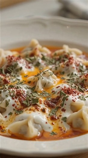 Homemade Turkish Manti Recipe | Ev Yapımı Mantı Tarifi