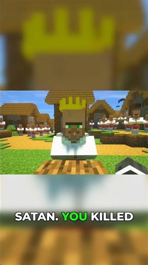 VILLAGERS THOUGHT THEY COULD WIN... WRONG 🔥 #minecraft #shorts #hardcore