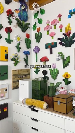 I love my minecraft wall 🥹🌷