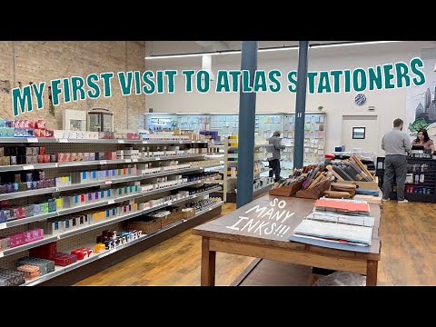 My First Visit to Atlas Stationers in Chicago | So Many Fountain Pens and Inks!