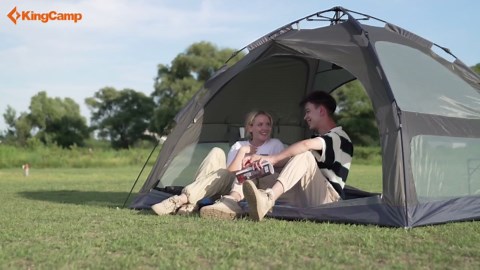 KingCamp Shower Tent, Portable Camping Bathroom Tent with 5 Gallon Solar Heated Bag, Outdoor Privacy Changing Room Tent, Privacy Shelter for Toilet, Dressing Outdoor Camping, Hiking