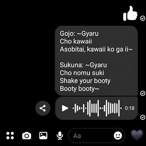 Gyaru Gojo and Sukuna Singing Compilation