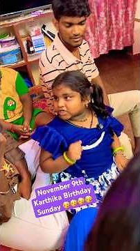 Karthika Birthday🎁November 9th Sunday tomorrow Birthday🎂 #trending #comedy #funny #friends #family