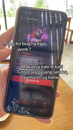 Tutorial Memasang Sender untuk Bug WhatsApp