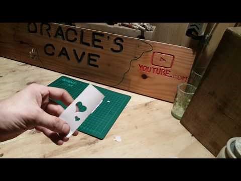HOW TO MAKE GLASS ETCHING STENCILS EASY