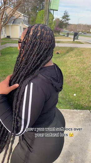 Soft Locs Over Natural Locs Hairstyle Tutorial