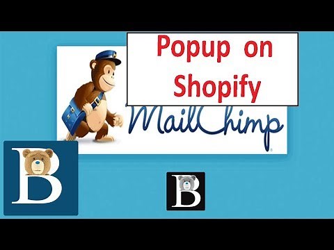Add a Mailchimp popup on Shopify