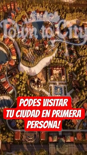 VISIT 🚶YOUR OWN CITY🏘️! Town to City: New Update #simcity #cozy #citybuilder