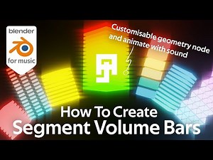 Blender 3D for music - Making Customisable Volume Bars and Animating them with Sound