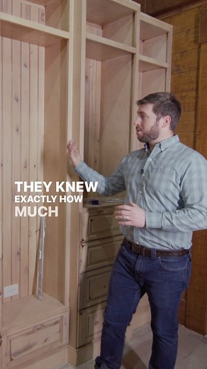 The same cabinets that are in your kitchen can be customized for your closets ✅ Episode 6 of the Forever Home docuseries is live now! Hit the link in our bio to watch🍿 • • • • #mansion #estate #luxuryhomes #luxurylifestyle #luxuryrealestate #luxuryhome #mansions #mansionhouse #luxurymansion #rustic #customhomes #closet #closets #closetorganization | Golden Eagle Log & Timber Homes