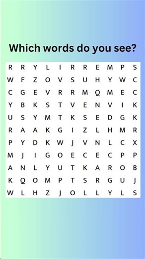 186. Can You Find All The Hidden Words? #quiz #wordpuzzlegame #braingames #wordfinds
