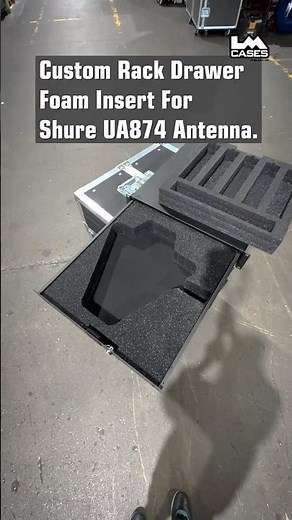 Shure UA874 Antenna Drawer & Axient AD2 Foam Insert | LM Cases