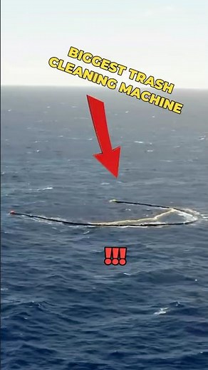 2.2 KM Floating Trap To REMOVE 90% of Ocean Plastic!