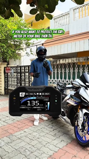 Thesky_riderr1 on Instagram: "Bike ke TFT meter par screen guard kaise lagaye? Easy DIY installation guide. Dekho aur seekho! 🏍️💨” TFT meter protection, bike screen guard, motorcycle display protection, TFT screen protector installation, bike modification, DIY bike maintenance, screen guard unwrapping, motorcycle accessories, digital meter guard, scratch protection for bike, how to install screen guard on bike, bike care tips, instrument cluster protection, PPF for bike meter, best bike access