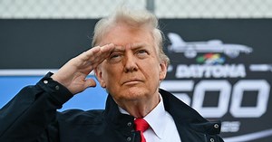 Trump attends the Daytona 500 and says the spirit of NASCAR will 'fuel America’s Golden Age'