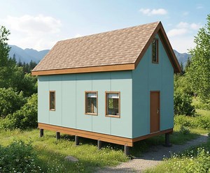 12x24 Tiny House Plans With Loft: DIY Cabin on Skids (PDF Download) - Etsy