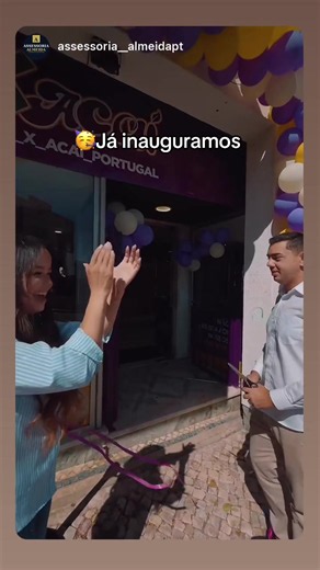 JÁ INAUGURAMOS! 🎉 Nossa loja em Mem Martins já está de portas abertas e esperando por você! 🛍️✨ Venha nos fazer uma visita, conhecer a nossa loja e conferir tudo o que preparamos especialmente para você. ❤️ 📍 Largo do Cruzeiro, nº 3 — Mem Martins Esperamos por você! 🥰 Venha conhecer a nossa loja! 💫 #acai #Inauguração #Açaí