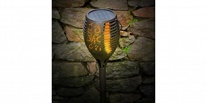 Solar Flickering Tiki Torch