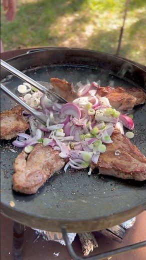 Iberico Pork at the Disc | Al Frugoni - Open Fire Cooking