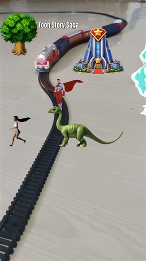 Brachiosaurus and Superhero | Brachiosaurus 🦕 | Dinosaur Cartoon Video