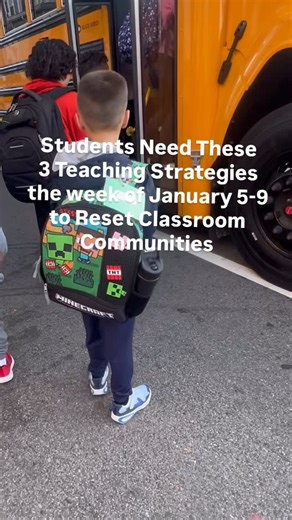 Educational Consulting & Coaching on Instagram: "Back from winter break? Reset your classroom community with these 3 simple tips to foster student engagement👇🏽🍎 ✨ **Tip 1: Greet with intention** Meet students at the door, say their name, and check in. Feeling seen = feeling safe. Have targeted conversations with students during morning work to gauge their social emotional status, and how their vacation went. ✨ **Tip 2: Revisit agreements** Review classroom expectations together and talk about