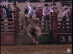 We're throwing it back to Charlie Sampson winning the 1982 bull riding world title, making him the first-ever African American cowboy to win a PRCA world championship. | PRCA ProRodeo