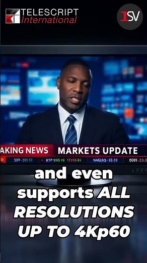 Telescript's 4K IP 12G-SDI Monitor: For Broadcast‑Level Monitoring!