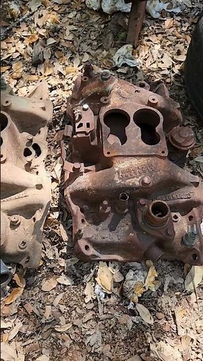 Budget 318 mopar 4 barrel intake! #nonamenationals #justdriveit #318mopar, #318willrun