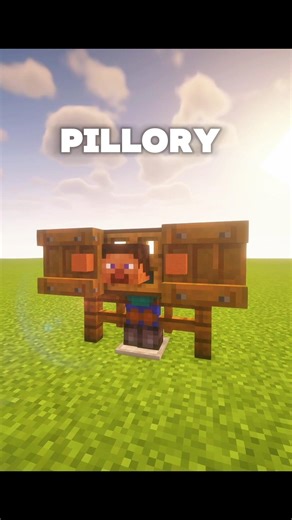 Minecraft Pillory Build #minecraft #shorts