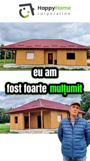 Încă un client Happy împărtășește experiența sa de a-și construi casa alături de noi.💚 Și tu îți dorești o casă Happy? Contactează-ne acum pe www.happysip.ro | Happy Sip