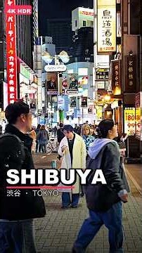 4 Stops on a Walk Through Shibuya, Tokyo #Shorts