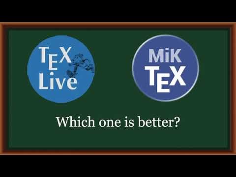 Which one you have to install for running your LaTeX article, TeXLive or MikTeX?