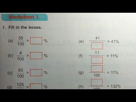 Math class 5 unit 12 worksheet 1 dav public school ।। DAV Class 5 unit 12 worksheet 1।। Percentage