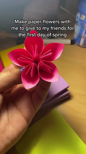 DIY Origami Paper Flowers Tutorial