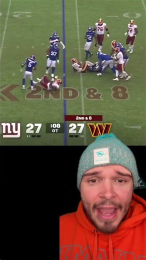 WHAT ARE THE COMMANDERS DOING? 😭 #nfl #nflfootball #football #commanders #giants