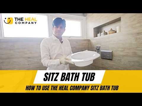 How to Use - The Heal Company Sitz Bath Tub Manual - Video Tutorial