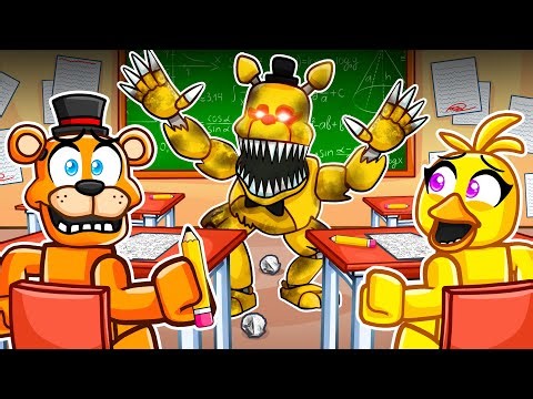 Trapped In Golden Freddys DETENTION In FNAF Roblox!
