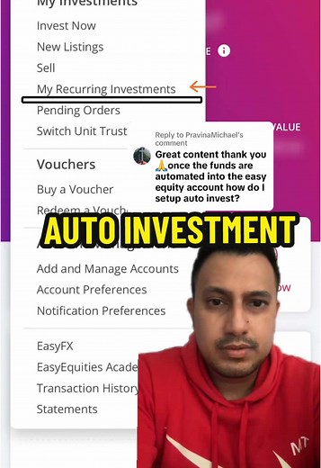 How To Setup Recurring Investments On Easy Equities