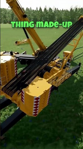 The biggest crane in FS 22 | Liebherr LR 1600 #farmingsimulator22 #farming #fs22mods #fs22