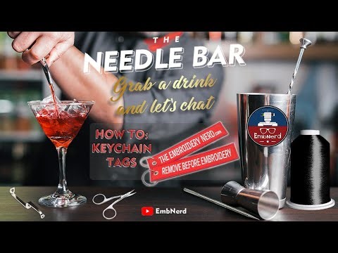 The Needle Bar: How to make Keychain Tags