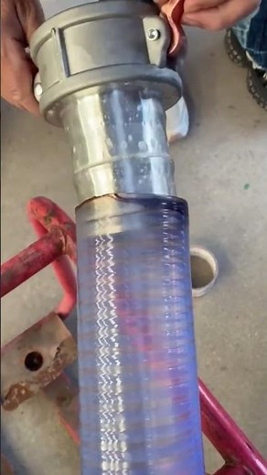 PVC transparent hose installation joint process