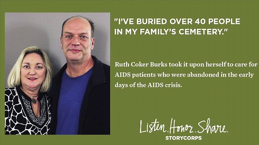 Ruth Coker Burks stepped in to give love and care to AIDS patients who had no one else. | StoryCorps