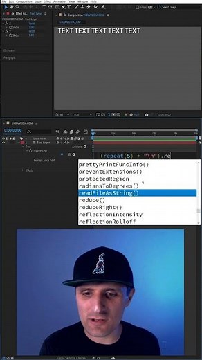 How to Quickly Repeat Text in After Effects #shorts