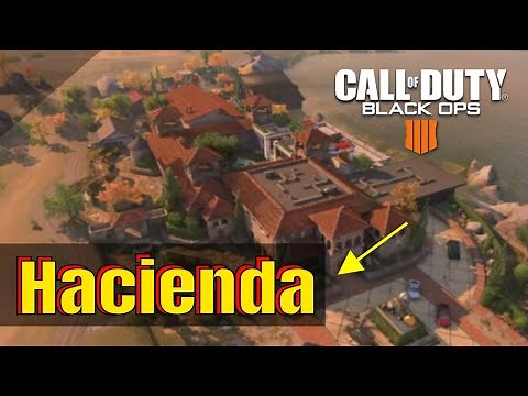 Hacienda Call of Duty Map Black ops 4 Walkthrough (Best Bo4 Map?)
