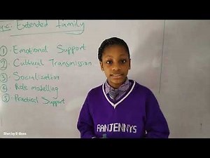 SOCIAL AND CITIZENSHIP STUDIES: EXTENDED FAMILY