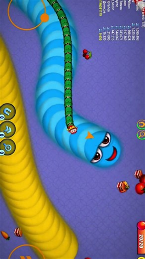 13 January 2026🐍WORMSZONE.IO | GIANT SLITHER SNAKE TOP 1 / Epic Worms Zone Best Gameplay! |