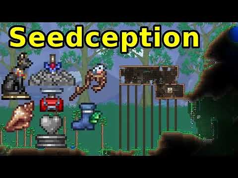 Seedception - fancy world seeds for Terraria 1.4.4.9 - 80 seeds out of thousands of worlds generated
